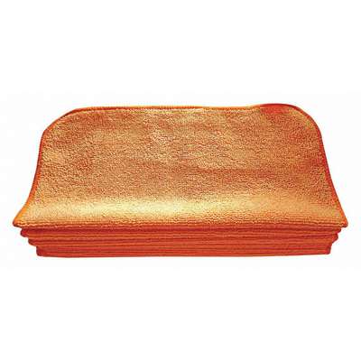 Microfiber Towel,Orange,12 x