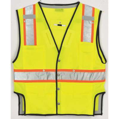 Fall Protection Vest,S/M,Lime