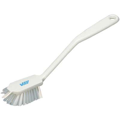 919407-4 Vikan Soft Bristle Dish Scrub Brush, 2 x 10.5 inch, White