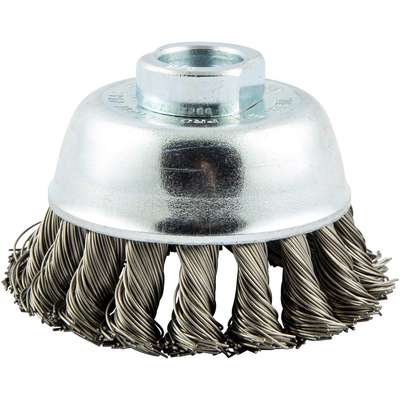 Knot Cup Brush 3", 0.020" Wire