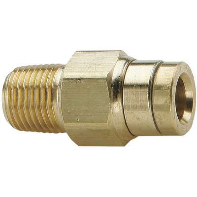 Male Connector,3/8 x 1/8 In