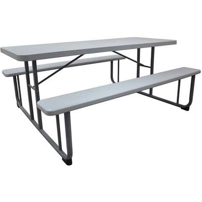 Picnic Table, 6FT, Gray