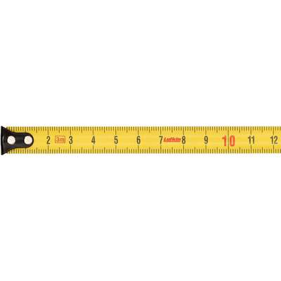 919916-5 Lufkin Tape Measure: 10 ft. Blade L, 13 mm Blade W, mm, Closed,  Steel