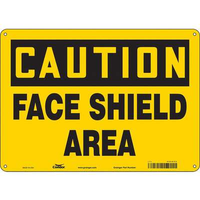 Safety Sign,14" W,10" H,0.055"