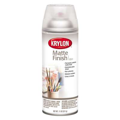 927020-6 Krylon Industrial Crystal Clear Spray Paint Matte Crystal