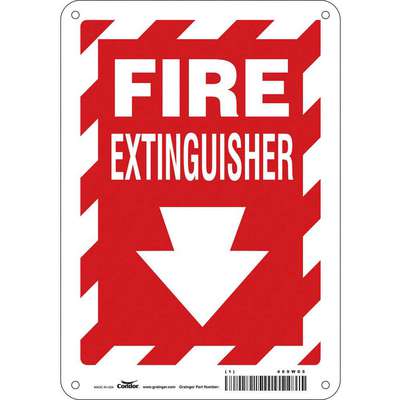 Safety Sign,7" W,10" H,0.055"