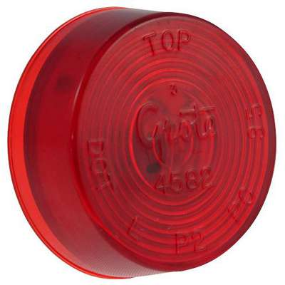 Sealed Clrc/Mkr Lamp 2" Red