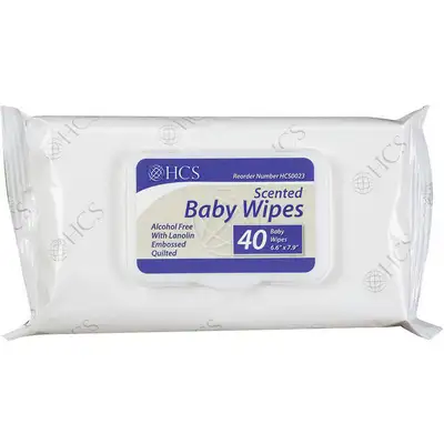 Baby Wipe,Scented,PK12