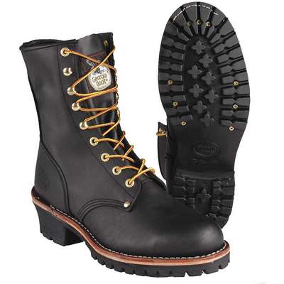 Logger Boots,10,M,Black,Steel,