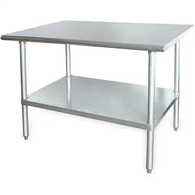 Fixed Work Table,SS,60" W,30" D