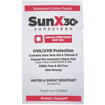 Sunscreen Packet,7g,SPF30,PK300