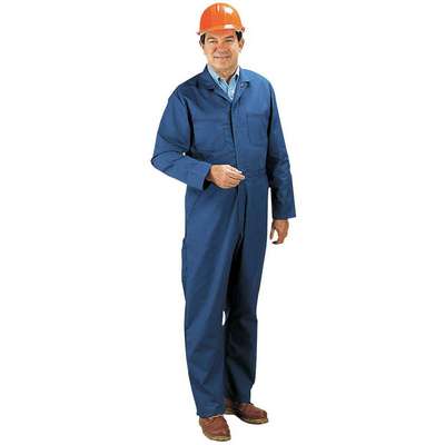 Coverall,Chest 44In.,Blue
