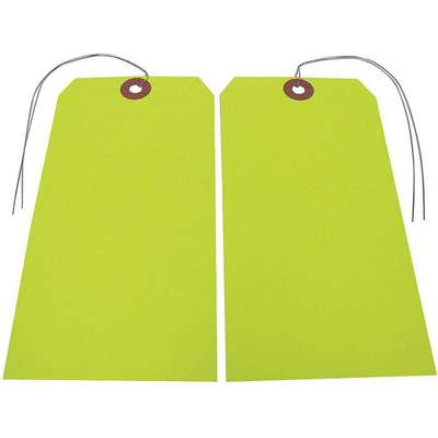 Blank Tag,5-3/4 In. H,Yellow,