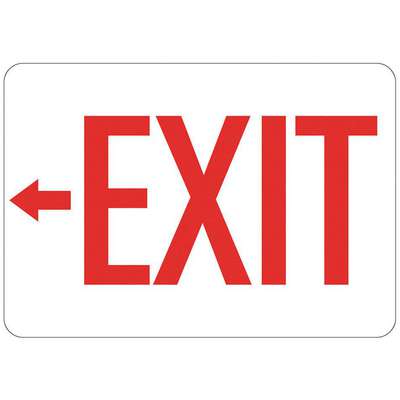 Exit Sign,Exit (arrow Left),