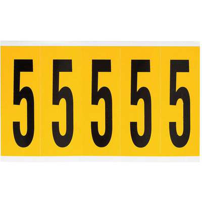 Number Label,5,5in.Hx1-3/4in.W,