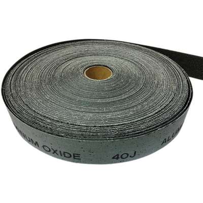 BY 50 YARDS PER ROLL EMERY CLOTH 40 GRIT ALUMINUM OXIDE 1.5 IN 