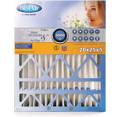 Air Cleaner Filter,25x20x5,