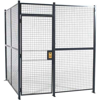 Welded Wire Partition,2 Sided,