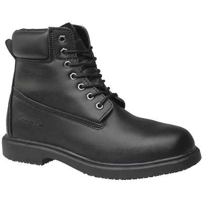 6" Work Boot,9-1/2,W,Black,