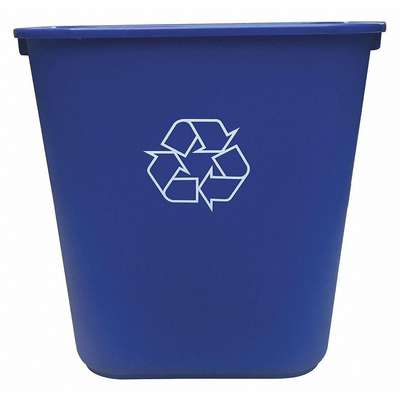 Recycling Bin, Blue,41-1/4QT