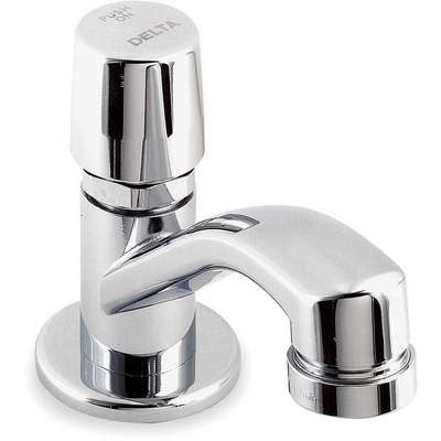 Faucet,Metering,Button,1/2 In.,