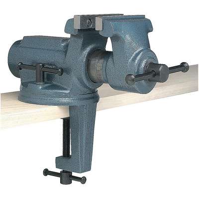 Portable Vise,Clamp-On Swivel,