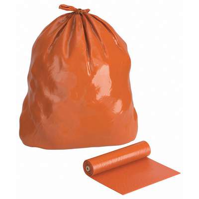 Trash Bags,45 Gal.,Orange,