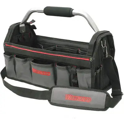 Tool Tote,18-3/4 In,11 Pockets,