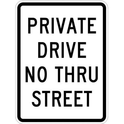 Sign,Private Drive No Thru