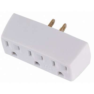 GE 3-Outlet Tap, Grounded 1 ea, Electronics