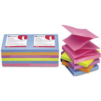 Sticky Notes,3 x 3 In,Assorted,
