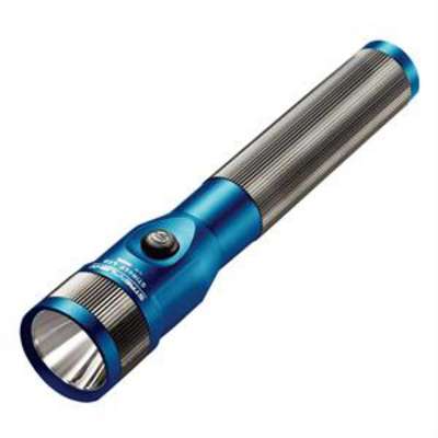 LED Flashlight W/ Charger Blue