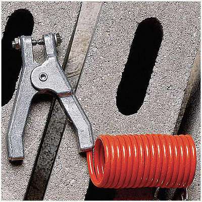 Coiled Grounding Clamp,5 Ft.