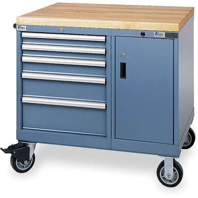 Mobile Service Bench,28-1/2 In.
