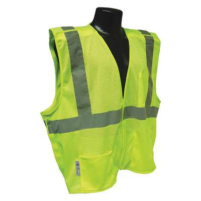 High Visibility Vest, 2XL,Gree