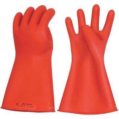 Lineman Gloves,Class 0,Red,Sz