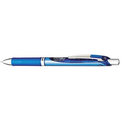 Gel Pen,Retractable,Fine,Blue