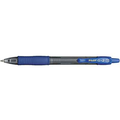 Gel Pen,Retractable,Bold,Blue,