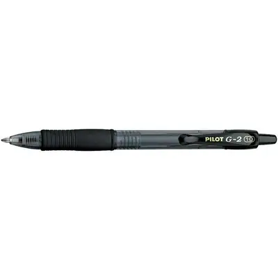 Gel Pen,Retractable,Bold,Black,