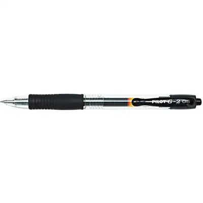 Gel Pen,Extra Fine,Black,PK12