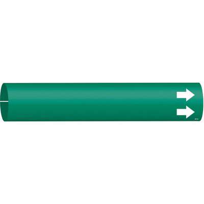 Pipe Marker,(blank),Grn,1-1/2