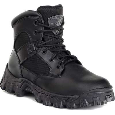 Work Boots,11-1/2,M,Blk,