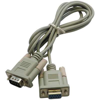 RS232 Cable,Gray,Vinyl,5 Ft.