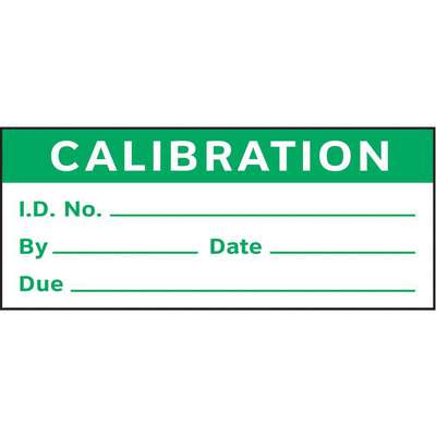 Calibration Label,Eng,Green/