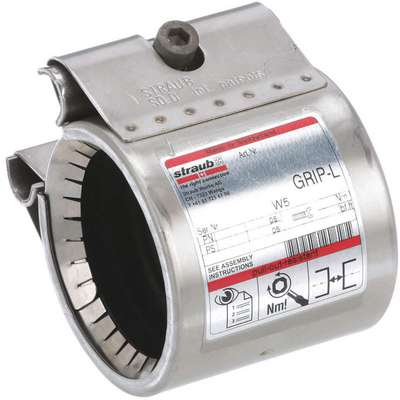 Grip L Coupling,2 In Pipe Size