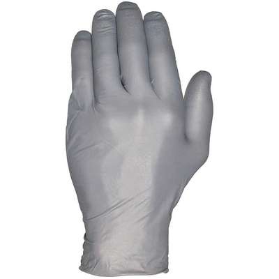 Disposable Gloves,Nitrile,Gray,