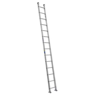 Straight Ladder,H 14 Ft.,
