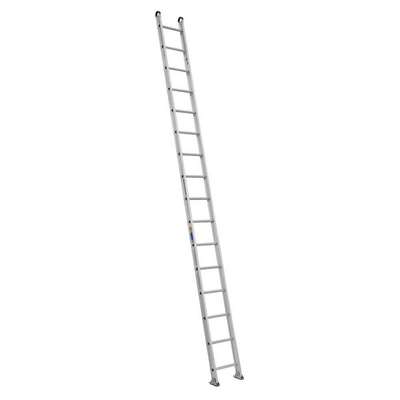Straight Ladder,H 16 Ft.,