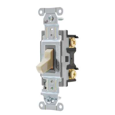 Wall Switch,Ivory,1/2 Hp,1-