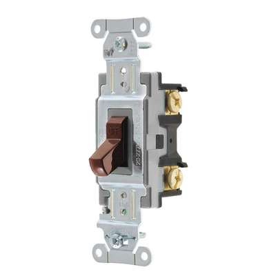 Wall Switch,Brown,1/2 Hp,1-